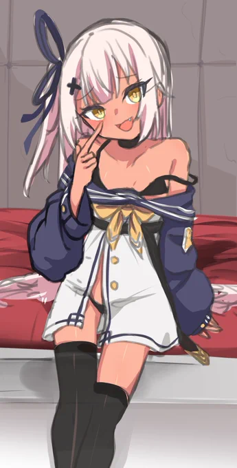 たぶんあとで消すけど、オリキャラちゃんはだいたいこんな感じのイメージで描いてる。 