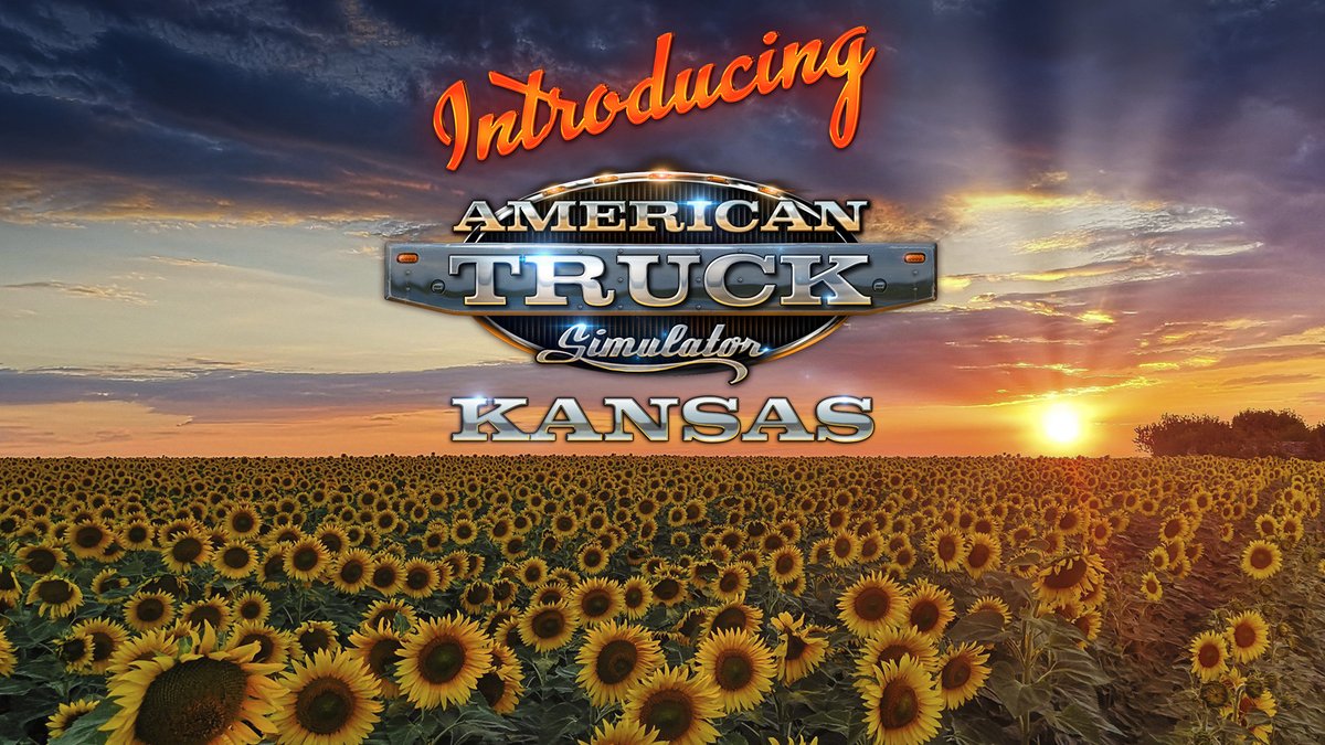 At the beginning of this month, we shared a short video teaser containing some clues hinting towards an unannounced DLC. 🙌

Today we're excited to officially announce that we are working on Kansas for American Truck Simulator! 🚛🌻