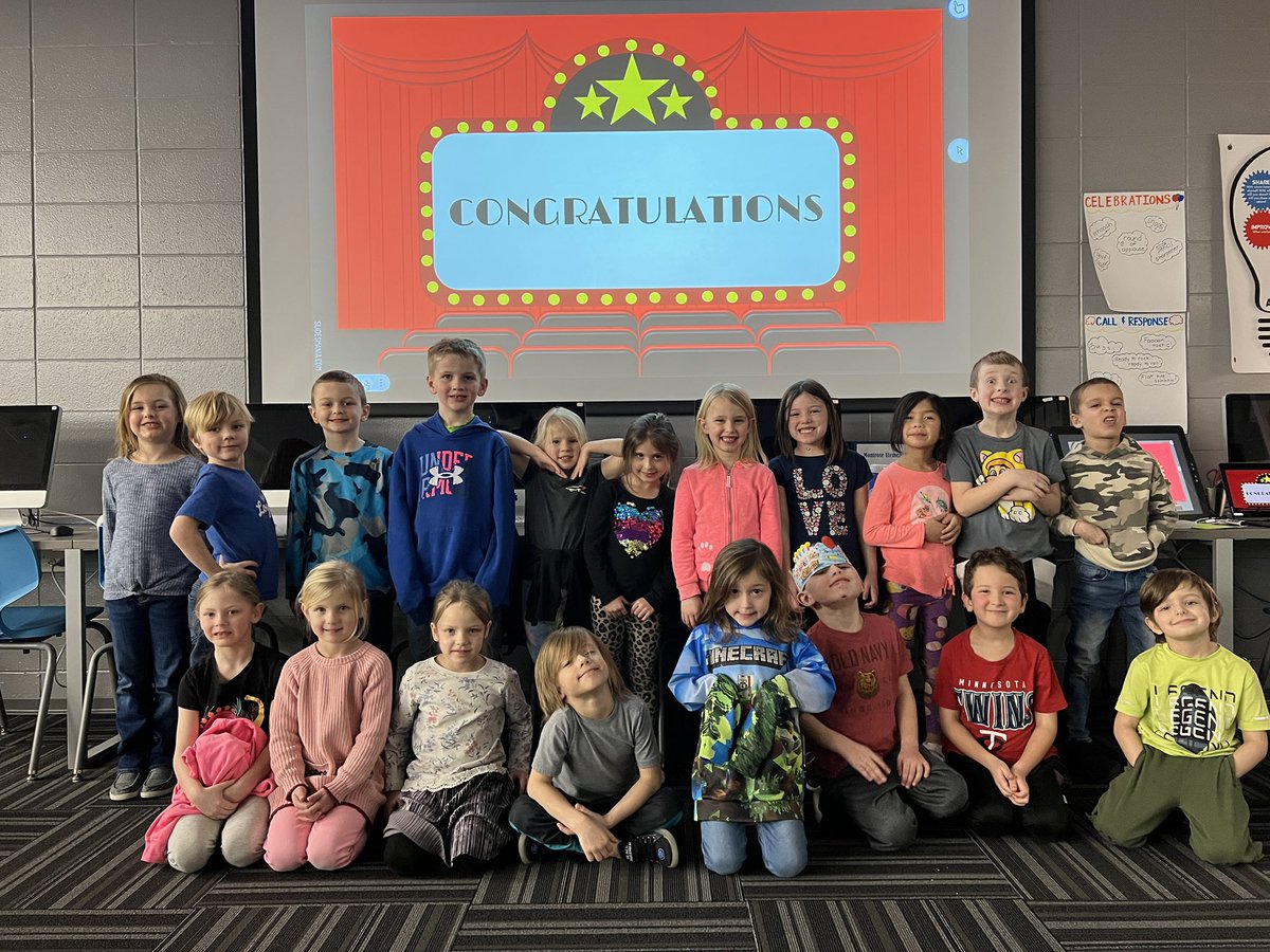 Kindergartners in <a href="/jcolganmes/">Jen Colgan</a> class celebrated all of their creativity &amp; hard work on our Animals &amp; Algorithms <a href="/PLTWorg/">Project Lead The Way</a> Computer Science unit in Innovation class! #theMESway