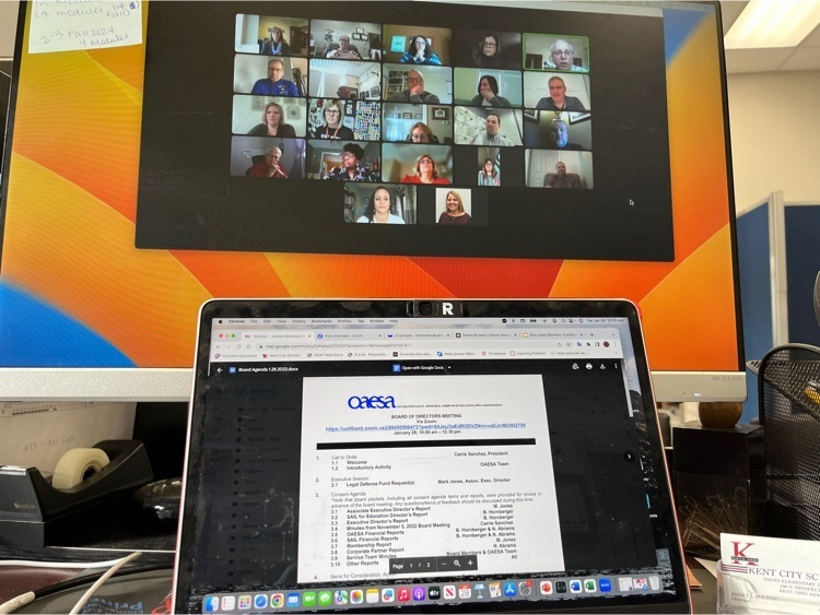 AbbeyJBolton's tweet photo. Saturday Board of Directors meeting with @OAESA - excited about the continued growth of the organization! Proud to serve with this amazing group!
#OAESAForYou https://t.co/KnTSDALzkI