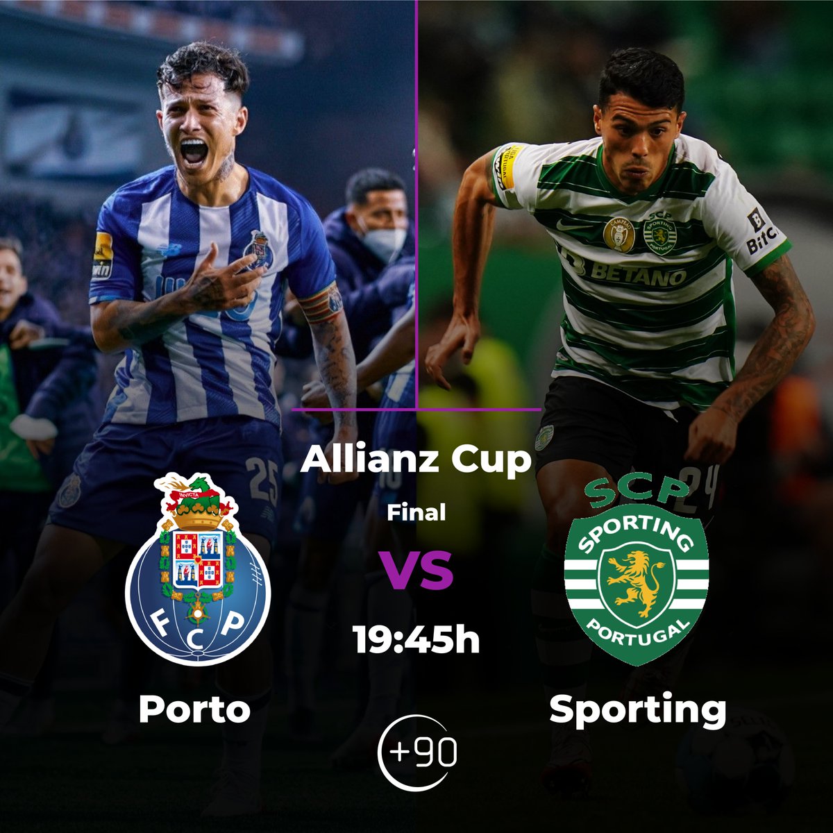 O dia da decisão chegou! O Porto tenta vencer a Taça da Liga pela primeira vez na sua história frente a um Sporting que procura vencer pela terceira vez consecutiva.

Quem será o Campeão de Inverno?