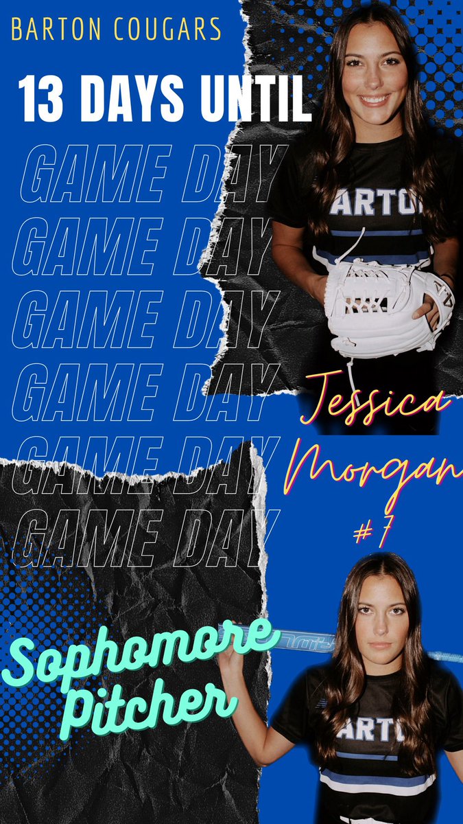 Introducing, #7 Jessica Morgan✨ Jess is a sophomore RHP from Montana! #RollCougs 🐾
