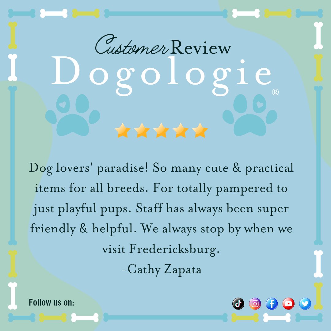 dogologie's tweet image. Here at Dogologie, we love to hear from you! #fredericksburgtx #shopsmall