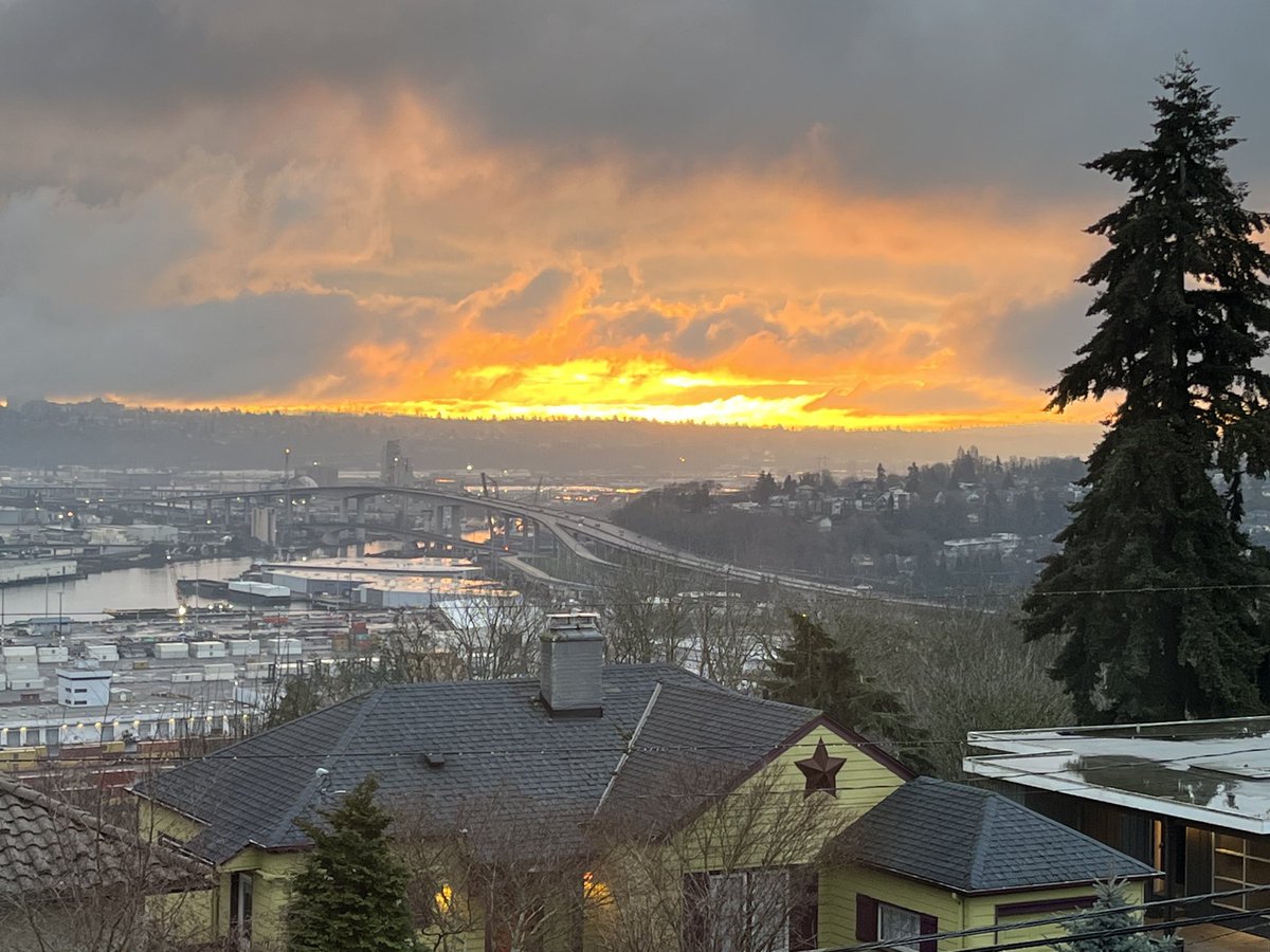 ElisaTHahn's tweet image. Good morning from West Seattle. 

There is a lot of negativity in the world this week. Trying to focus on the good.