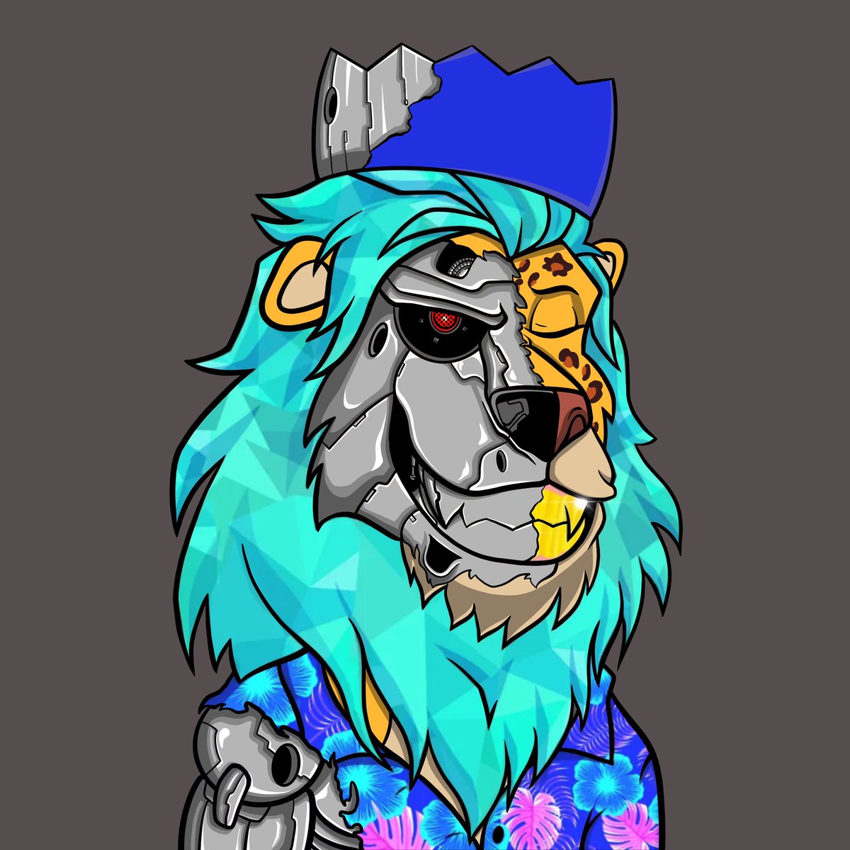 digi_nam's tweet photo. “The future has not been written. But there is no fate but what we make for ourselves” - John Conner 
@LazyLionsNFT The LOUDEST community in web3 👑🦁 L.F.#ROAR 
Many thanks to @D_Wots @WCreativeStud 🙏🙏🙏 https://t.co/si0ImbfUCz