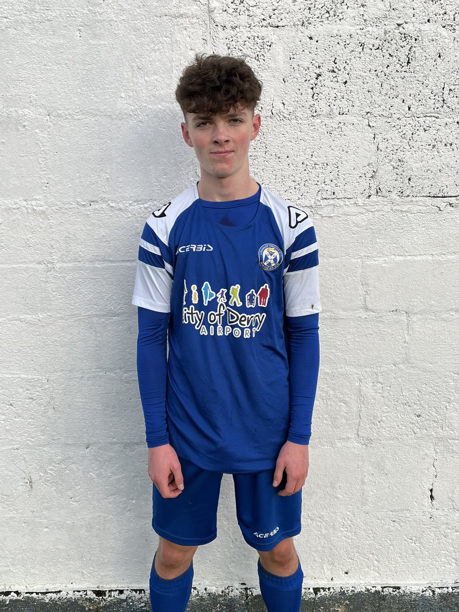 LimavadyUtdFC's tweet photo. 🔵⚽️ Congratulations 16 year old Callum McDaid who played for the U18s last night and made his 1st team debut today in the Intermediate Cup 👏👏🔵⚽️⚪️ https://t.co/6CkyEQPr19