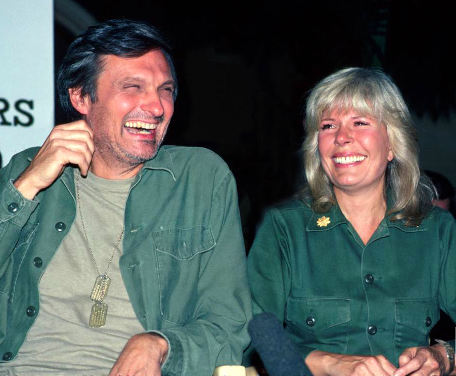 Have to wish Alan Alda a Happy Birthday. So many laughs. Here he is with LORETTA SWIT 