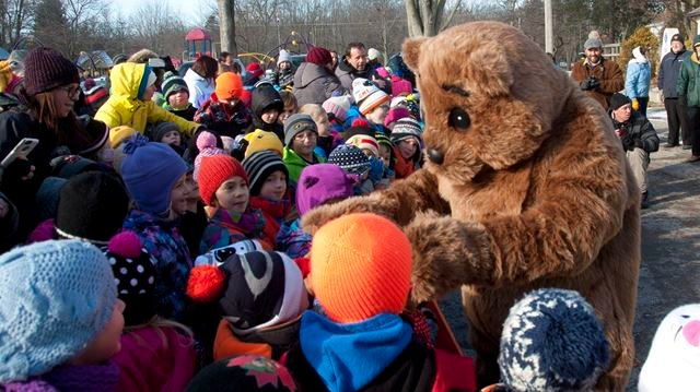 FenwickLions's tweet photo. The annual ritual of waking Fenwick Flossie from her long winter slumber will happen on Groundhogs Day Feb 2nd at 10 pm..Flossie is eagerly awaiting the ruckus cheers of local schoolchildren as she gives her annual prediction of an early spring or 6 more weeks of winter. https://t.co/Qccwl9PSov