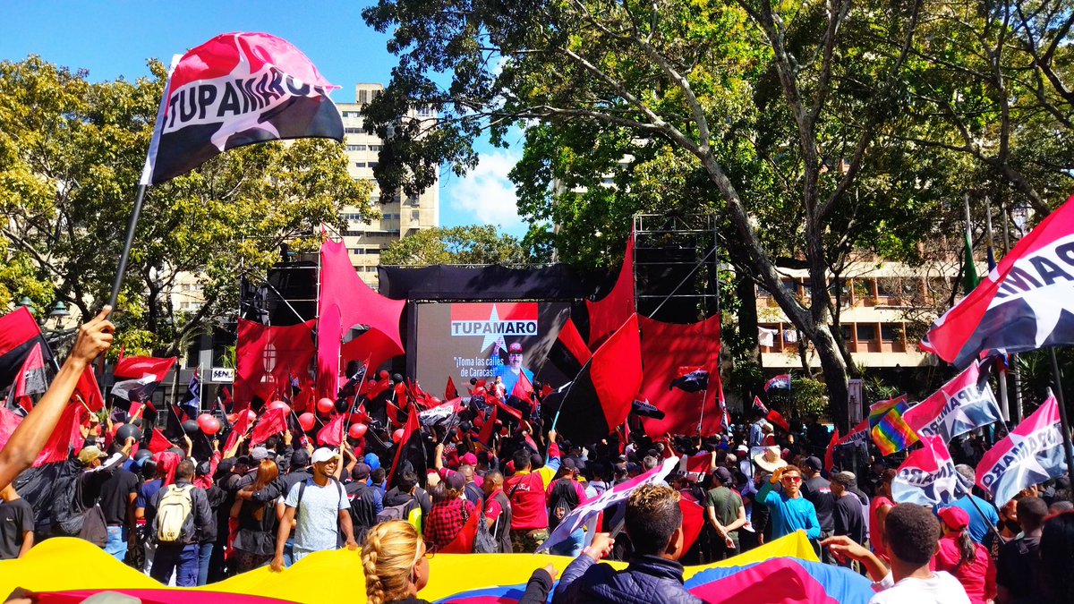 MIRACojedes's tweet photo. Con el amor, alegría y la disciplina que nos caracteriza @CojedesMRT dice presente en Gran Marcha de @TupamaroMRT  en respaldo a nuestro Presidente @NicolasMaduro y en defensa de nuestra Patria
#TupamaroConMaduro #NoMasSancionesCriminales 
#NoMasBloqueos https://t.co/do1aAGBpib