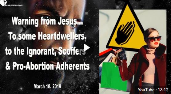 youtube.com/watch?v=ZTxtbl…
Warning from Jesus to Heartdwellers, the Ignorant, Scoffers & Pro-Abortion-Adherents ❤️ Love Letter
Text & Audio jesus-comes.com/index.php/2019…

Channel Overview...jesus-comes.com/index.php/2022…

Video Playlist Love Letters...youtube.com/playlist?list=…