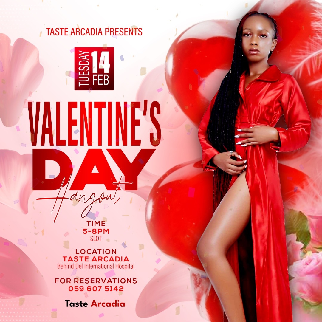 Valentine's Day Hangout At Taste Arcadia On 

14th Feb 
Time : 5pm to 8pm

Table reservations please call 0558458488 RSVP

#zionfelixdotcom #bellanaija #bigbrothernaija #yabaleftonline #kency2020 #kency2020_ #instagood #nigeria #bigbrothernigeria #iniedo #ameyawtv #pulseghan
