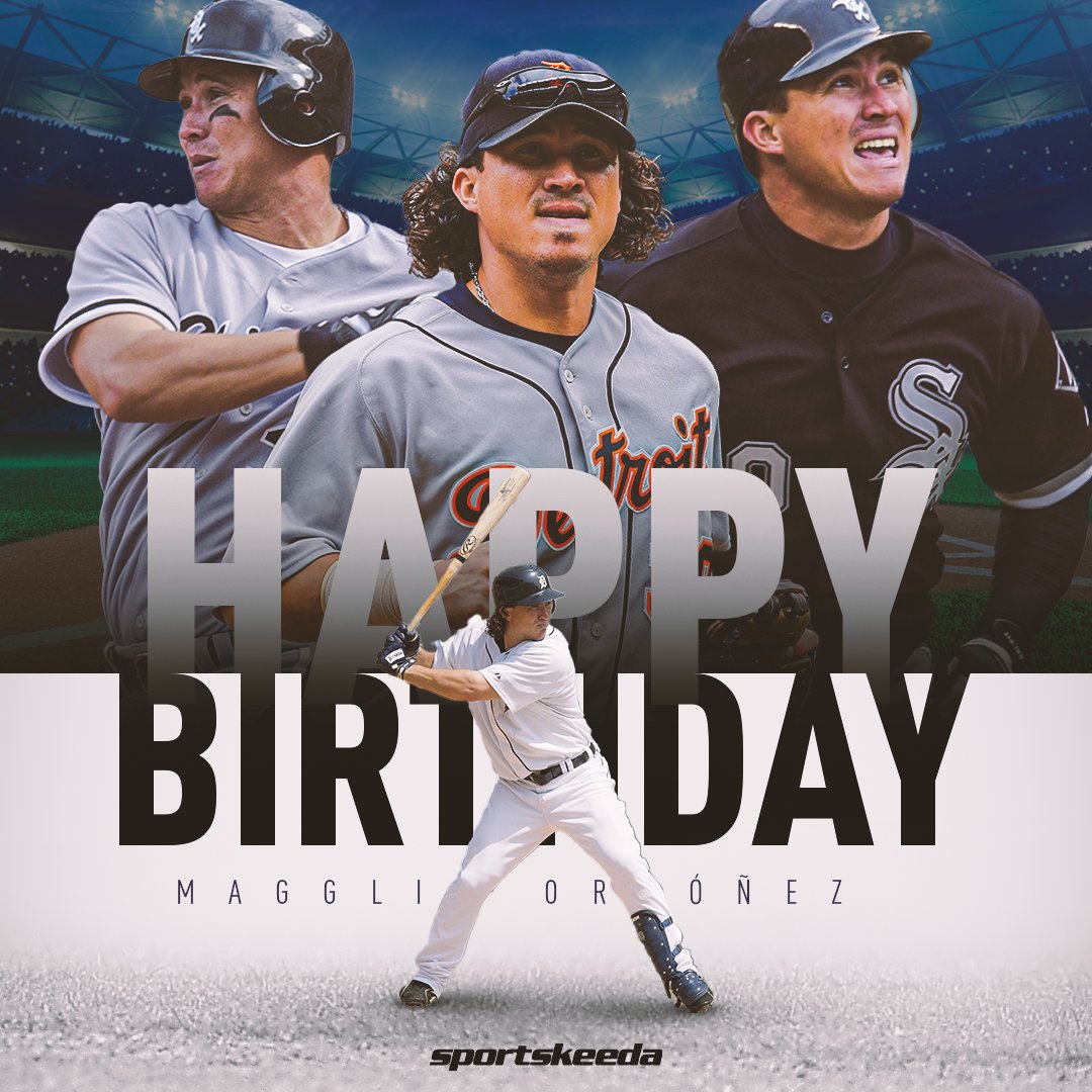 Happy Birthday to former RF, Magglio Ordóñez!!   6x All-Star 3x Silver Slugger Batting Title 