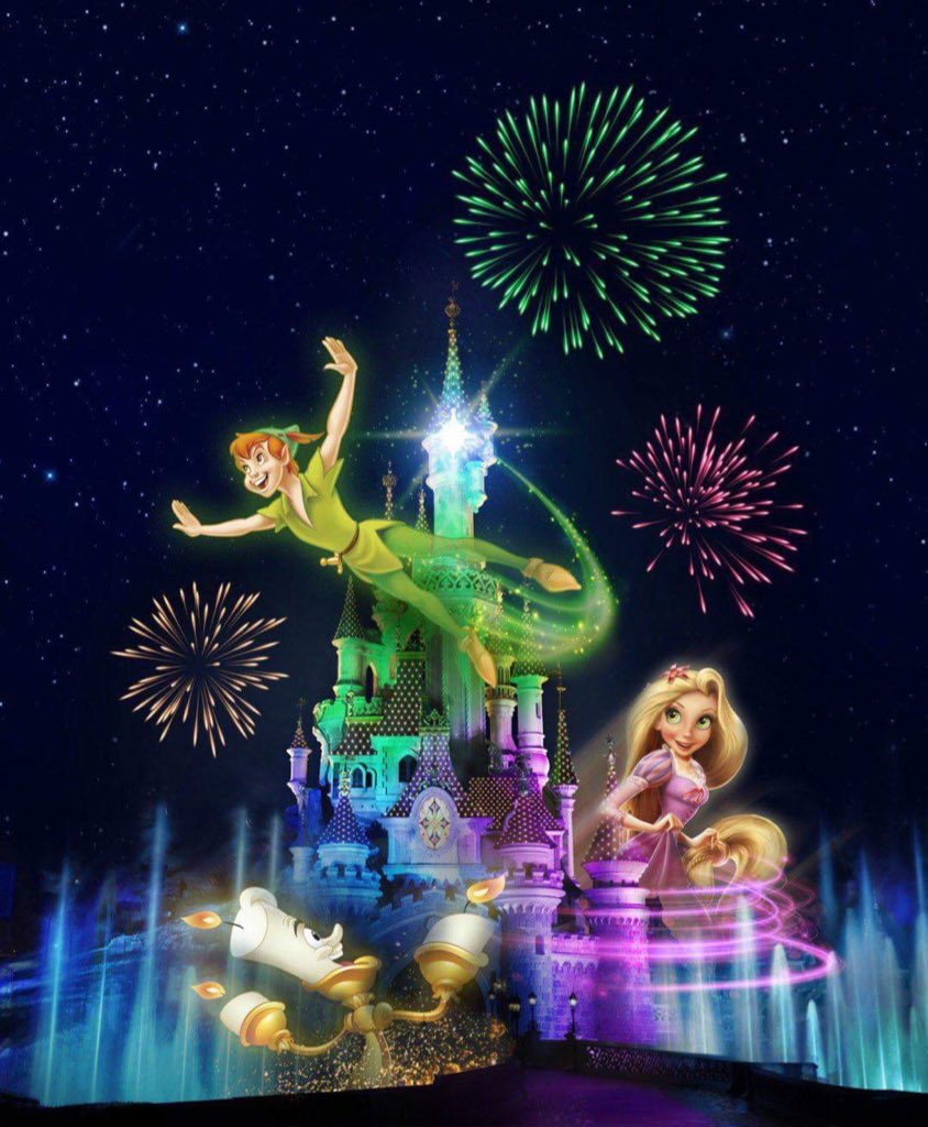 🎆 Disney has confirmed that, as seen in the concept art, additional LED’s will be installed on Sleeping Beauty Castle turrets for the return of Disney Dreams! on April 12.