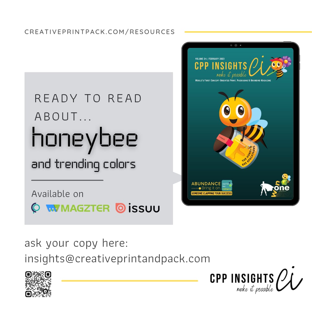 Ready to read about #honeybee and honey bee #packaging patterns 

Even more about #trendingcolors 

#cppinsights #branding