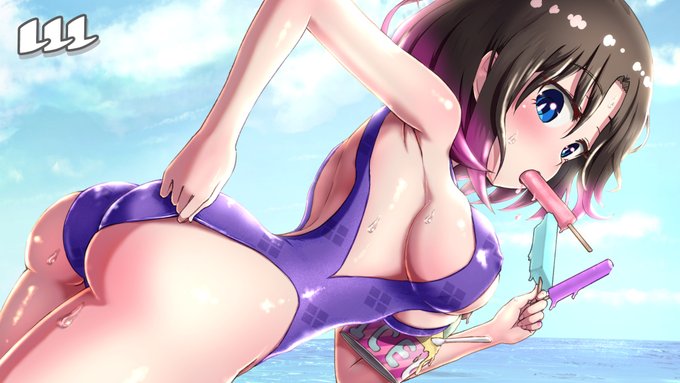 海辺のエルマ+日焼けver

再掲
#小林さんちのメイドラゴン #エルマ
#misskobayashisdragonmaid #kobayashisanchinomaiddragon
#elma 