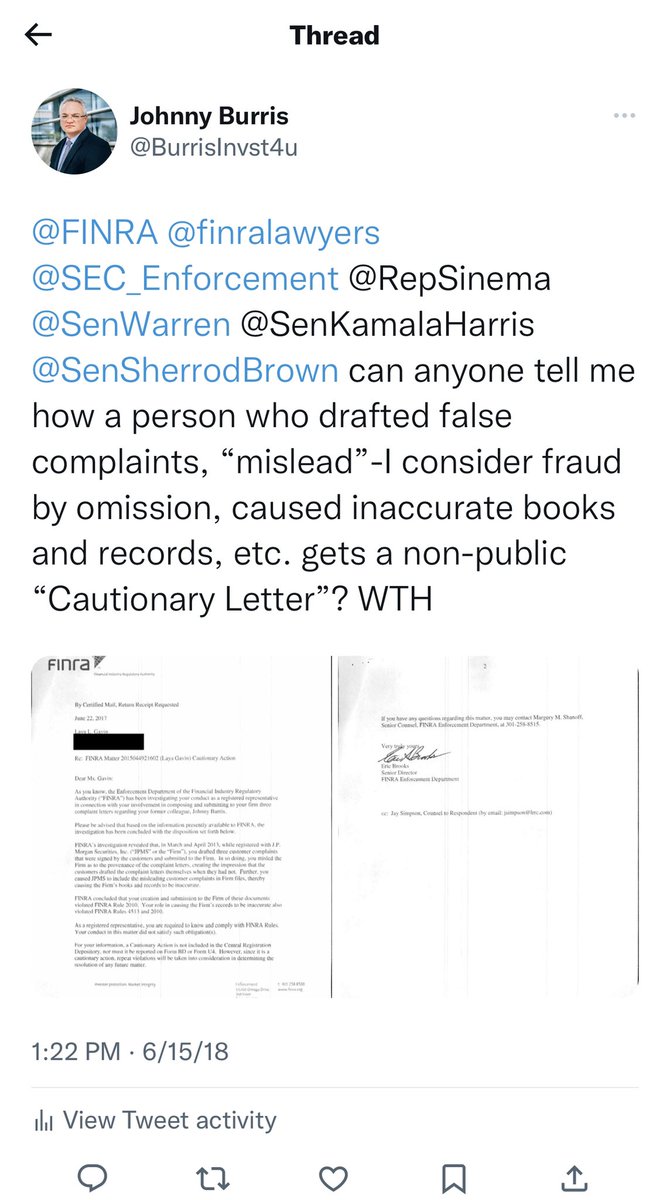 BurrisInvst4u's tweet photo. @elonmusk why is Twitter censoring some of my Tweets from public view? See pics. There are more. I thought Twitter was a free speech platform? It’s important that law enforcement &amp; regulators have access to all the tweets. They tell a story. Did JPM ask they be censored? https://t.co/CjNEPGAG37