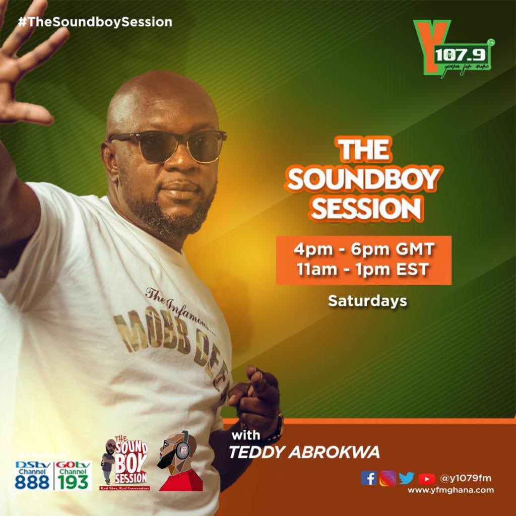 Y1079FM's tweet image. Calm vibes right now on #TheSoundboySession w/ @SoundboyT &amp;amp; @ian_priceless! Link up! 🇬🇭 🇬🇧