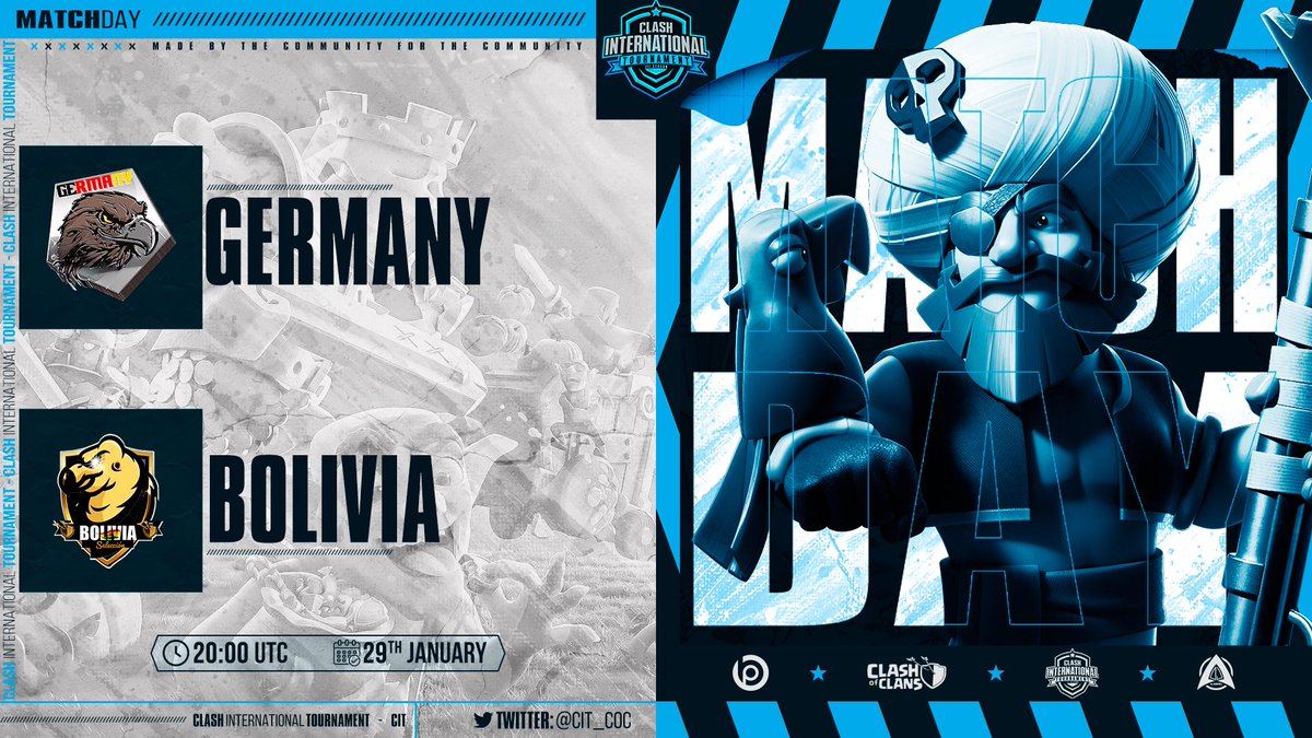 Team Germany CoC (@teamgermanycoc) on Twitter photo Tomorrow at 21 CET we will have a match against #Bolivia in <a href="/CIT_CO/">โจโจ้ ไชยะจิต</a>🔥🔥You can watch the match on the channel of <a href="/Noobs_iMTV/">Noobs_iMTV</a> ! twitch.tv/noobsimtv Tomorrow at 21 CET we will have a match against #Bolivia in <a href="/CIT_CO/">โจโจ้ ไชยะจิต</a>🔥🔥You can watch the match on the channel of <a href="/Noobs_iMTV/">Noobs_iMTV</a> ! twitch.tv/noobsimtv