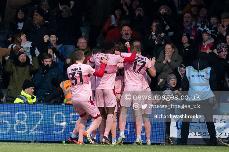 Harry Clifton #15 of Grimsby Town celebrates scoring with his team mates during the Emirates FA Cup Fourth Round match Luton Town vs Grimsby Town at Ken …
<a href="/LutonTown/">Luton Town FC</a> #LTFC
<a href="/EmiratesFACup/">Emirates FA Cup</a> #FACup
<a href="/washbrooke/">RW Photography</a>
Sales - pictures@newsimages.co.uk