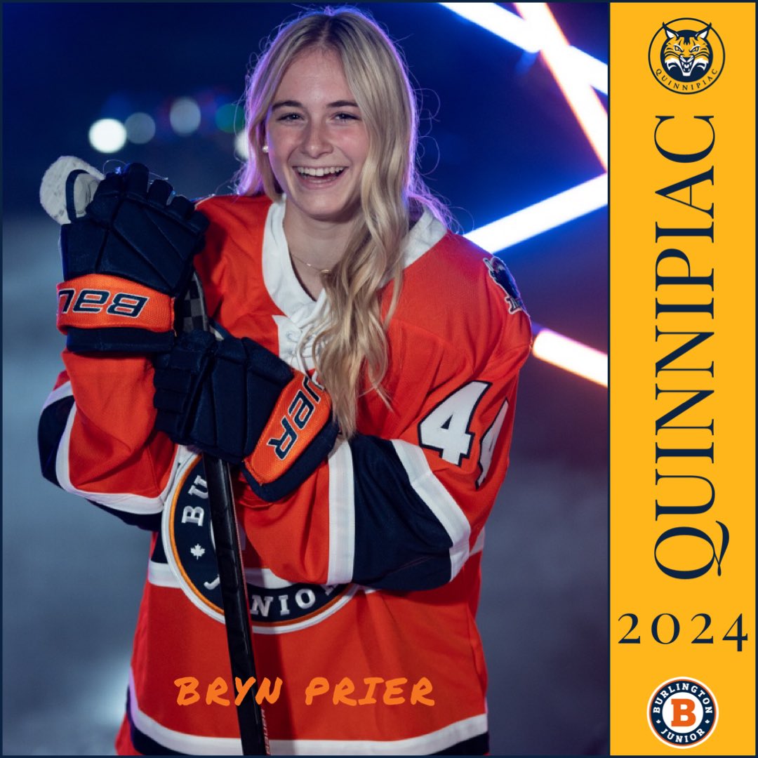Congratulations to Bryn Prier on her commitment to Quinnipiac. At 2nd in league scoring, Bryn is an elite goal-scorer with tremendous hockey sense and control. She is a wonderful teammate, and has an unmatched joy and love of the game! 

#CudaNation #AlwaysACuda #BobcatNation