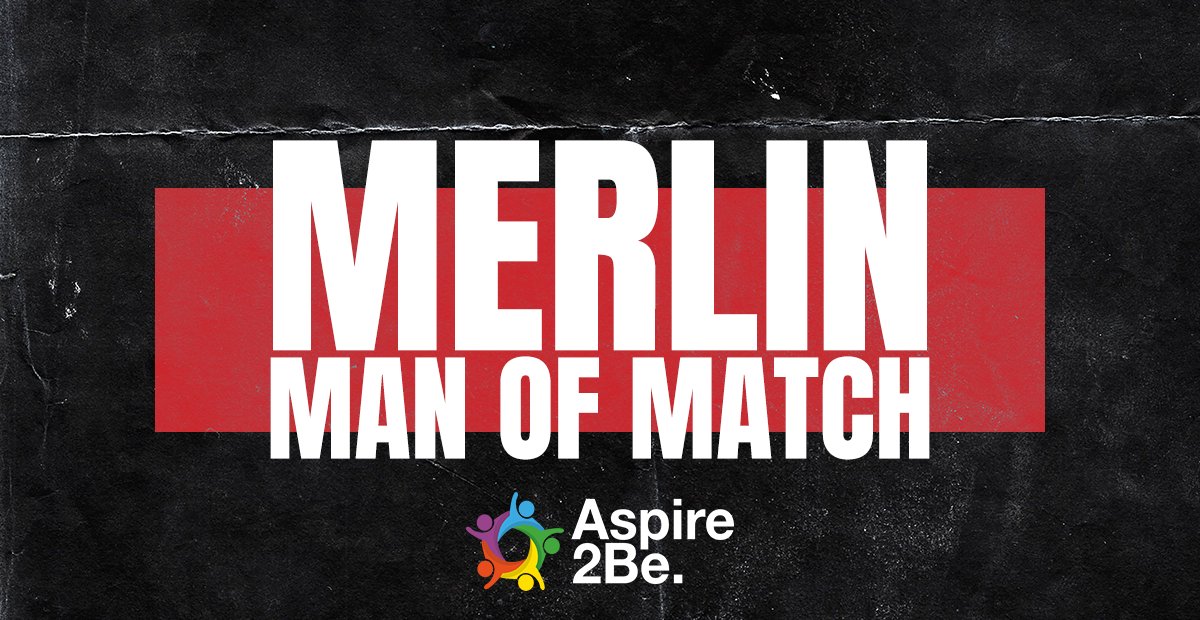 𝗠𝗲𝗿𝗹𝗶𝗻 𝗠𝗮𝗻 𝗼𝗳 𝘁𝗵𝗲 𝗠𝗮𝘁𝗰𝗵 

Sponsored by <a href="/Aspire2Be/">Aspire 2Be</a>

1️⃣ Ashton Evans 
2️⃣ Luke Davies 
3️⃣ Joe Gage

#BePartOfTheMagic ❤️🖤