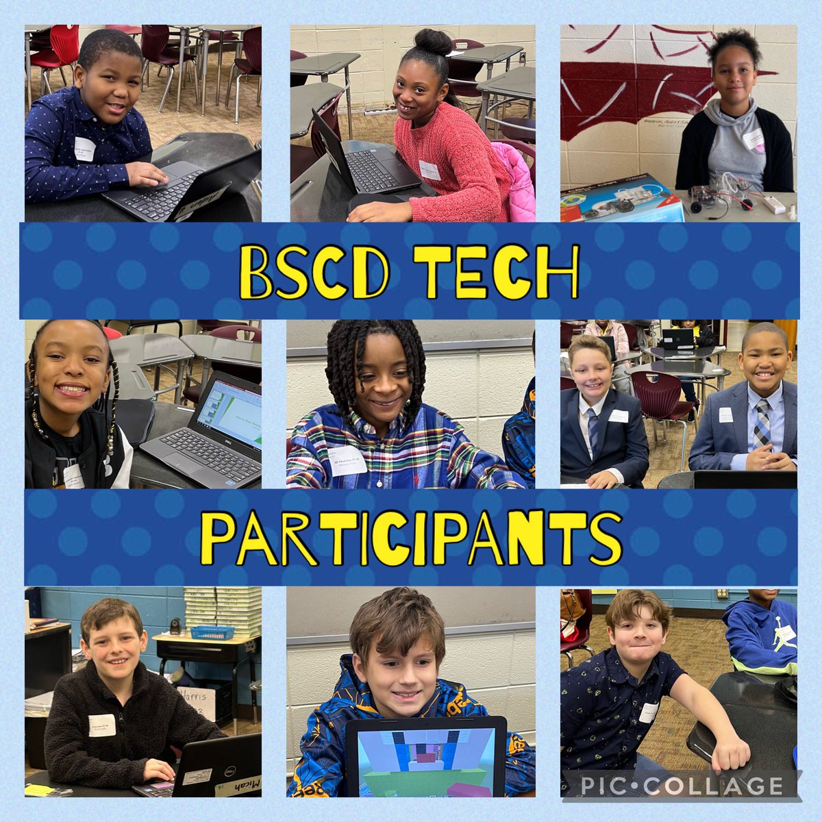 Sooo proud of these students for working hard on their tech project &amp; being at the competition bright &amp; early this morning. 
#showup #builtforbibb