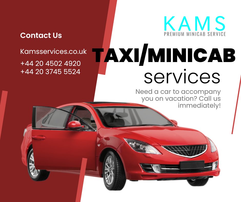 kamsservicesltd's tweet photo. If you need a car to accompany you on vacation, call KAMS Services to book your car immediately.
Call us: 02045024920
Whatsapp us: +44 20 3745 5524
Book Online:- https://t.co/xLLgMLwMIQ
#minicab #services #london #trustedtravel #uk #secure #rides #taxi #travel #england https://t.co/xMX0WMaSsx