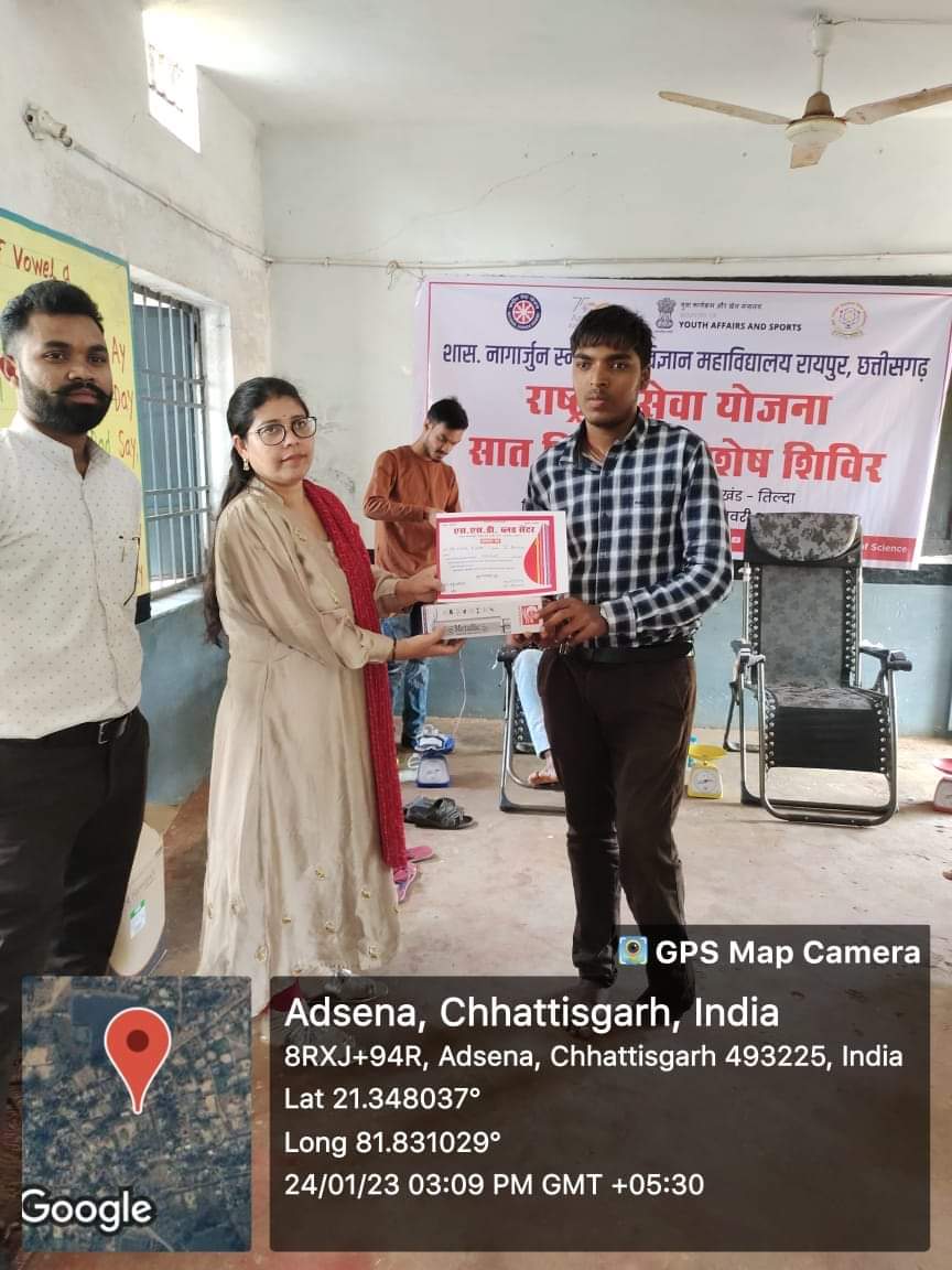 NssGnsc's tweet photo. Blood Donation camp 2023 , Seven days special camp # Adsena https://t.co/RfwWGSJrSw