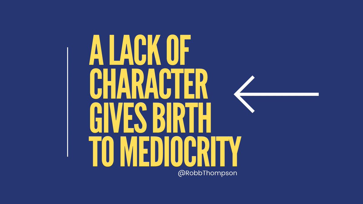 RobbThompson's tweet photo. Some examples of character traits are honesty, loyalty, generosity, and patience. If you lack these qualities your life can’t flourish the way you may envision…and that births mediocrity…
-
-
#character #integrity #honesty #lifeofexcellence #excellence
#mediocrity #integrity https://t.co/jzM5LbmIUA