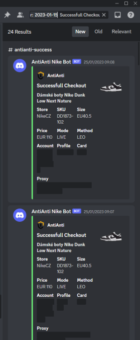 MendonSNKRS's tweet photo. Last 2 weeks with @AAShoppingBot  ❤

👑@Nootify https://t.co/uq9a0lc80q