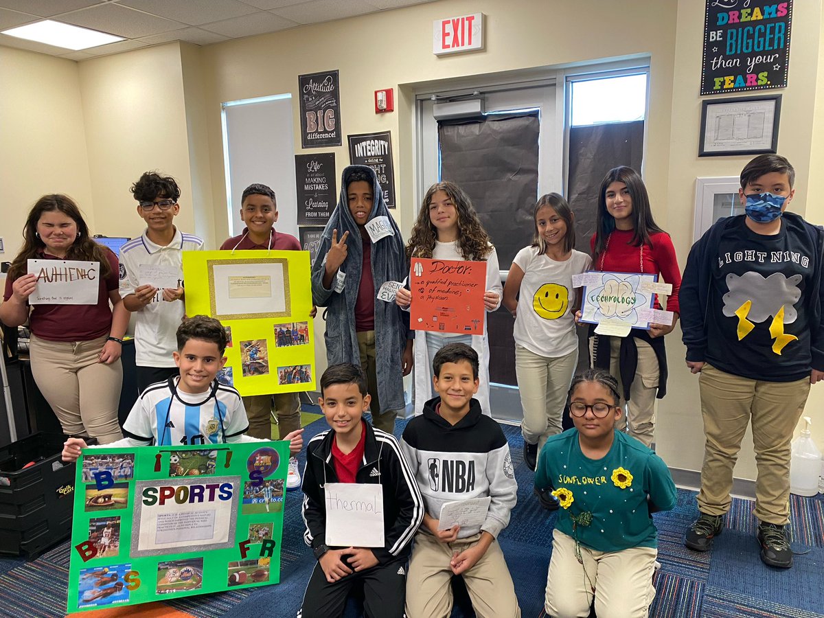 westlakesprep's tweet photo. Ending Literacy Week with a Vocabulary Parade! #DiveIntoReading #LeadersRead #MiamiReads #ParentInvolvement #FLCelebratesLiteracy @MDCPS_ELA @MDCPS @MDCPSNorth @SuptDotres @OfficeofESE https://t.co/6FJngp1AyE