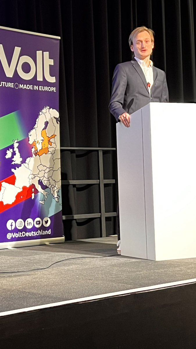 Vielen Dank für Deinen Einsatz für #Volt Conner Geiger