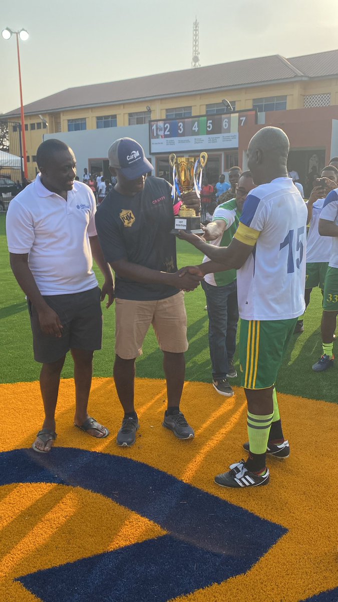 cbighana's tweet photo. Congratulations to @GTPFashion for coming out tops.
You displayed great sportsmanship today.
Next year we go take the cup 😉😉
#TeamSupa #SupaStars https://t.co/ZNSkbgoI0R