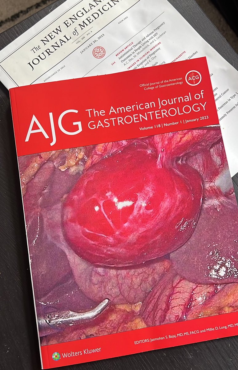 First ever copy of @AmJGastro !! Feeling excited for the future, it’s finally my year to apply for GI fellowship!! 🥳🤩 #fellowshipmatch2023 #futureofGI #womeninGI