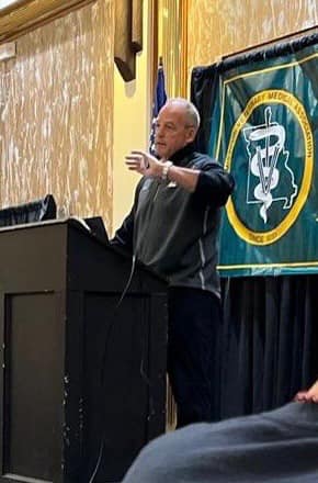 gpmade_'s tweet photo. Coach Pinkel had the privilege of providing the keynote address to the Missouri Veterinary Medicine Association, sponsored by ProPartners Wealth. Coach spoke about leadership and overcoming adversity. #GPMADE https://t.co/2cZD8Qgc7b