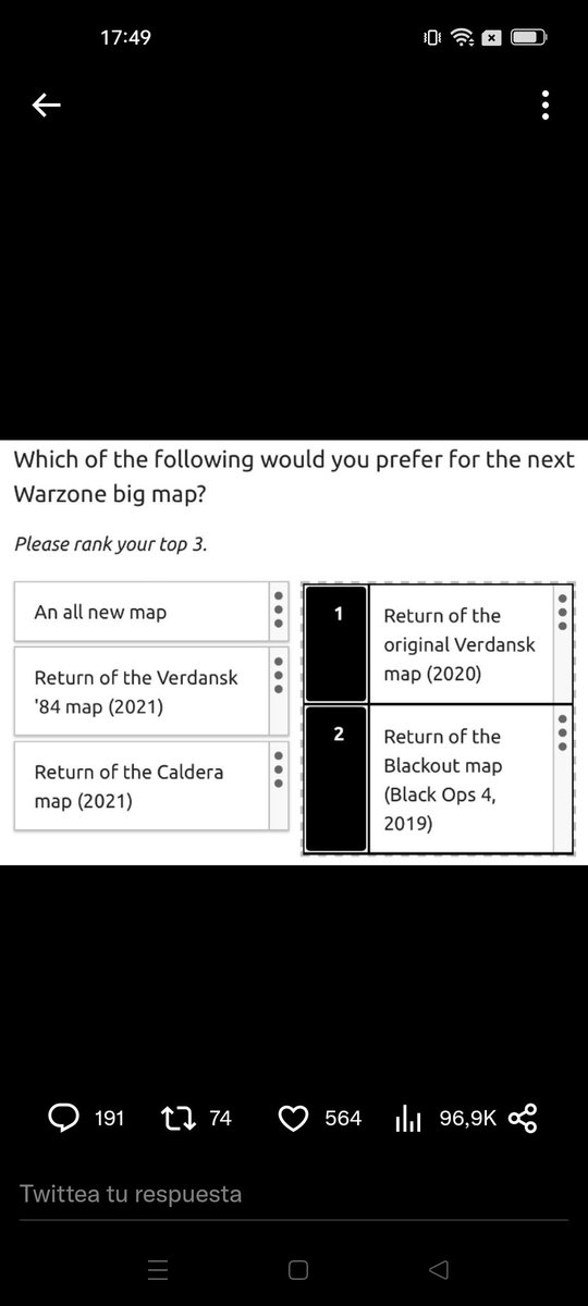 JonathanKilerYT's tweet image. 🔥NOTICIAS FRESCAS🔥 SOBRE WARZONE MOBILE INCLUSO ACTIVISION PREGUNTANDO QUE LE GUSTARÍA A LA COMUNIDAD 👀

#warzonemobile #codmobile #codwm #warzone