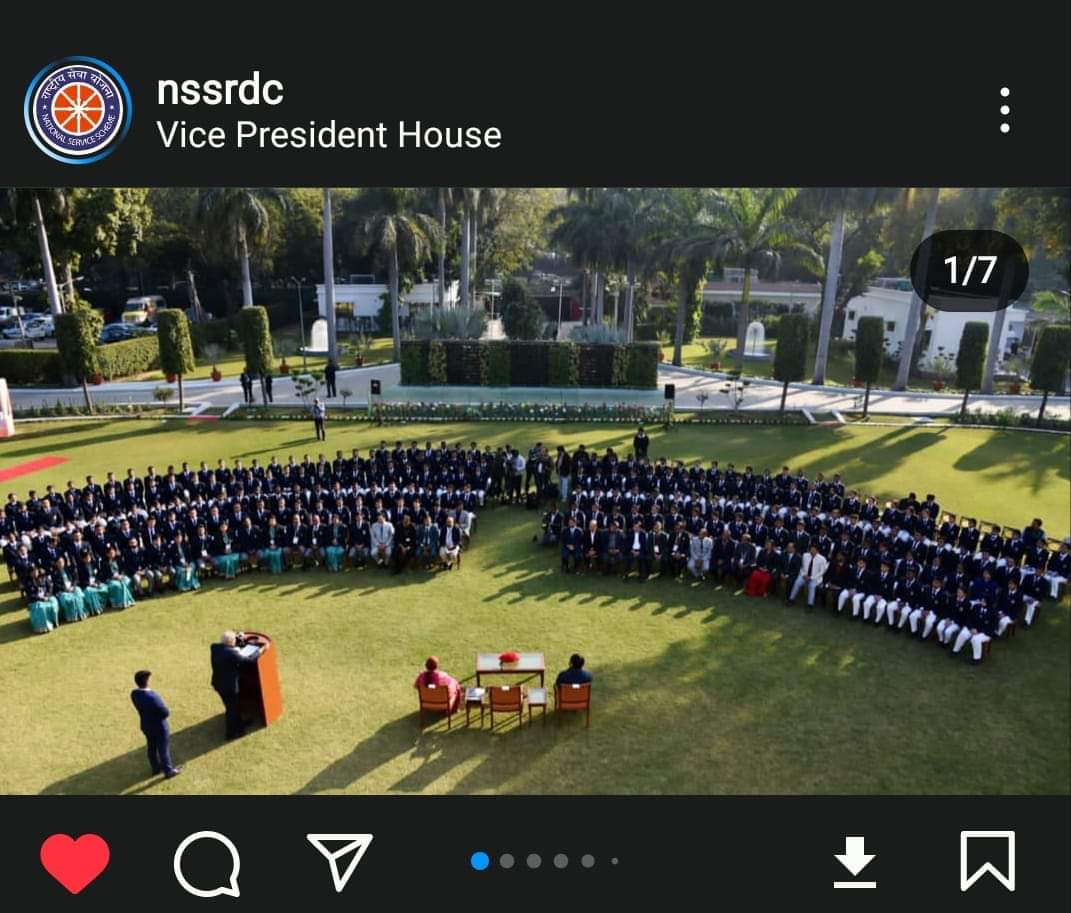 NssGnsc's tweet photo. Proud Moment for our College,  
RD 2023, NSS https://t.co/yPuZwZev5k