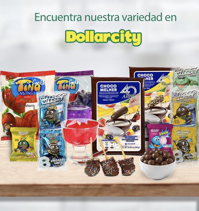 FabricaMelher's tweet photo. ¡Tus productos favoritos en un mismo lugar! 😎📣
Encuentra nuestros productos en las salas @svdollarcity
#Chocovitos #Melher #DisfrutaConMelher #DolarCity #ElSalvador https://t.co/bF16kT2lkT
