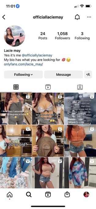 Hey guys check and make sure you are following my two new back up pages on IG 🥰 https://t.co/LAxPQup<a href="/tag/follow"class="tags"><span>#follow</span></a><a href="/tag/cowgirl"class="tags"><span>#cowgirl</span></a><a href="/tag/girlnextdoor"class="tags"><span>#girlnextdoor</span></a><a href="/tag/countryliving"class="tags"><span>#countryliving</span></a>