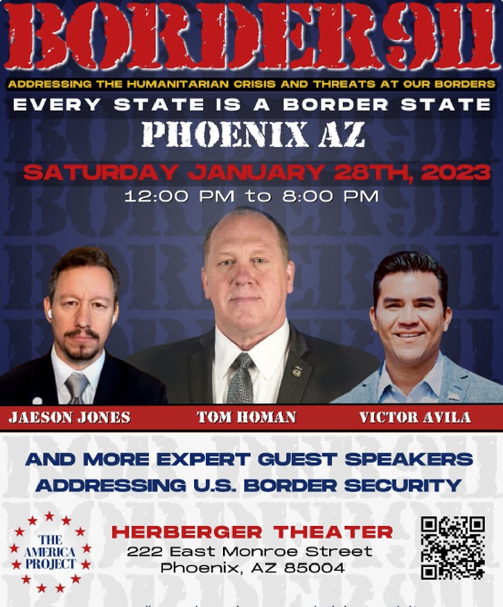 Border911, DTB Coalition Partner - Live from PHX, 2pm ET, today (1/28/2023) here:  rumble.com/embed/v24s5j4/…