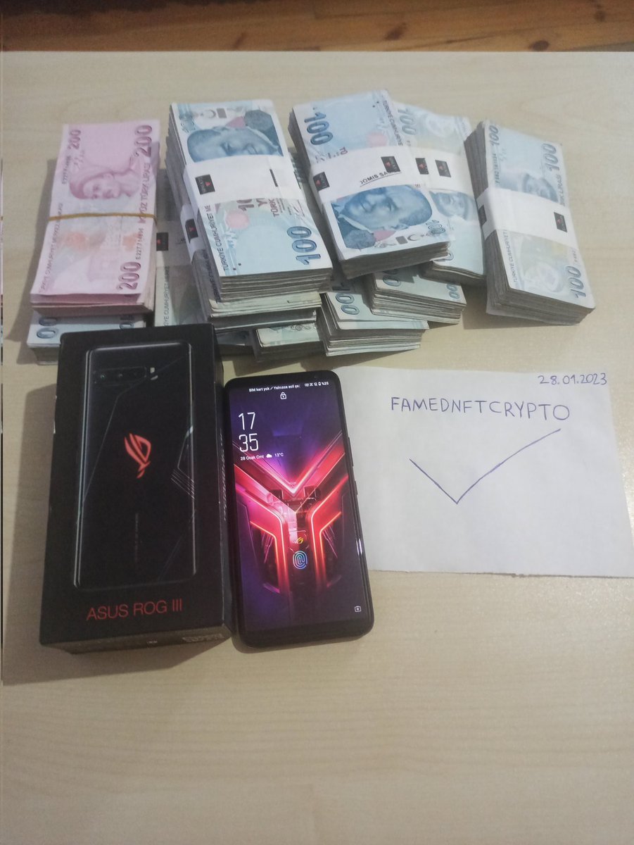 🎁 BÜYÜK ÇEKİLİŞ 🎁

🥇1 Kişiye Asus Rog Phone 3 (256 GB)
🥈3 Kişiye 1000₺ Toplam 3000₺

Çekilişe katılmak için beni takip edip bu Twite RT ve Like yapmanız yeterli.

Çekiliş 05.02.2023 Pazar günü açıklanacak. Umarım ihtiyacı olanlar kazanır🙏

#Crypto #Btc #Çekiliş #kriptopara