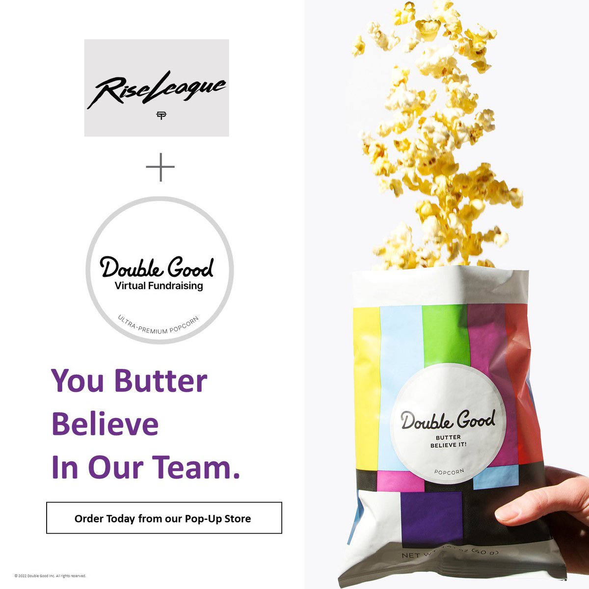 Good Morning everyone, only 2 days left in our gourmet popcorn fundraiser! If you love popcorn or know anyone who does, please send them this link, we get 50% of the proceeds 🙏🏾 #RiseUp 

s.dgpopup.com/yp4d13f2