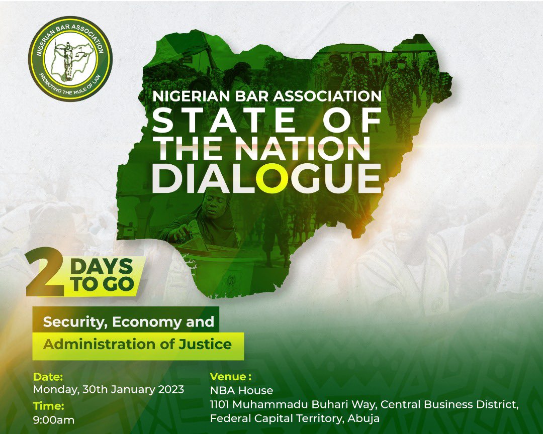 Distinguished Seniors &amp; Colleagues, 

As you are already aware, the State of the Nation Dialogue is happening in 2 days. 

Amina Mohammed, Deputy Secretary General, United Nations is set to deliver the keynote address at the event on Monday 30th January, 2023