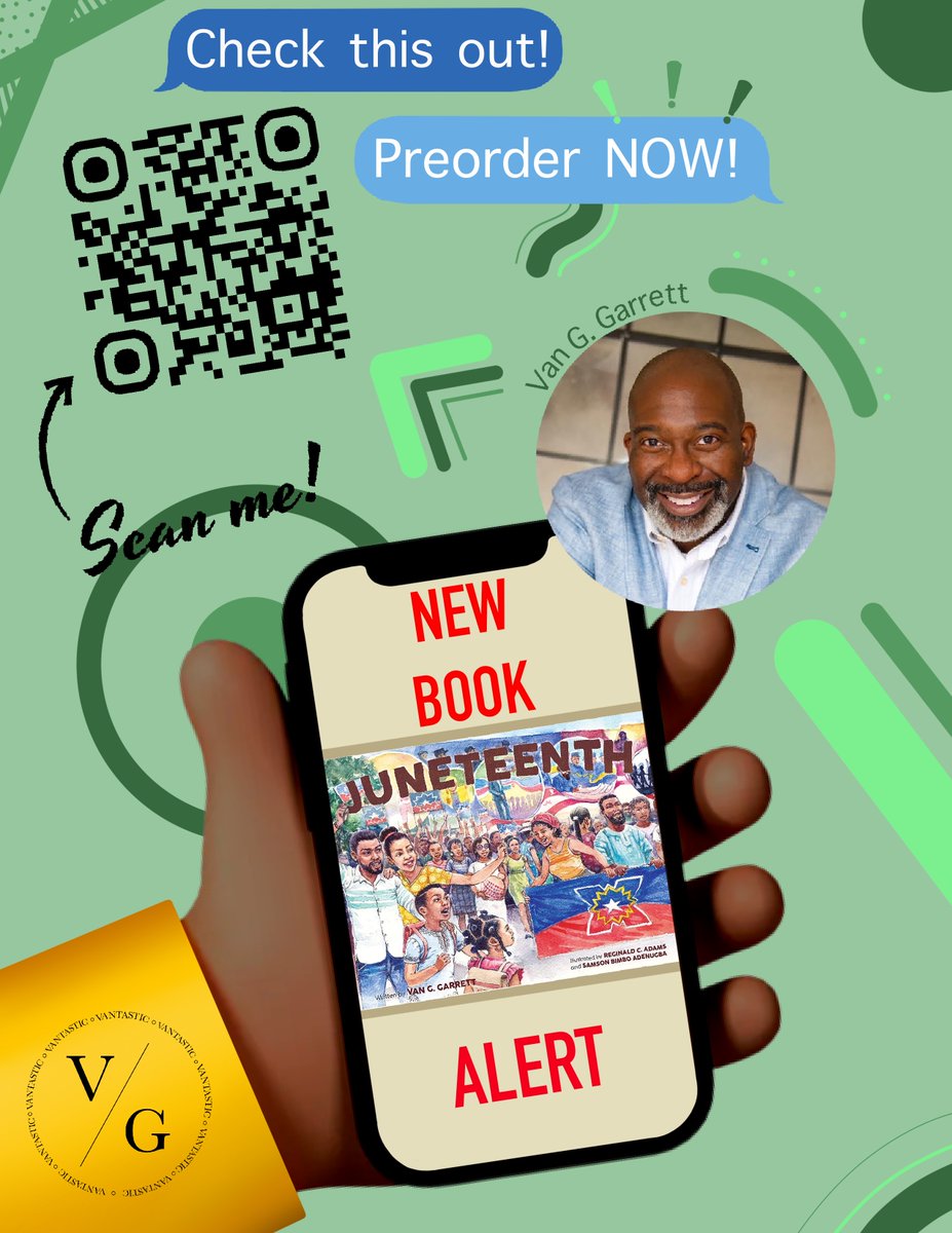 vanggarrett1's tweet image. JUNETEENTH! 
#vangpoet #vantastic #vanggarrett @emilyreads @versifybooks @HarperChildrens @HarperCollins @mperezpublish @WeslieTurner