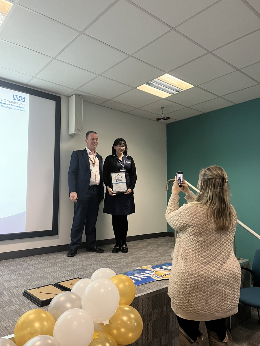 Our amazing PEL, practice educator and team superstar Becca was yesterday nominated for ‘Educator of the year’ award at the Salford NCA awards. As a team we could not be prouder, Becca really does go the extra mile &amp; above and beyond for our students, Well done Becca🤍🏆