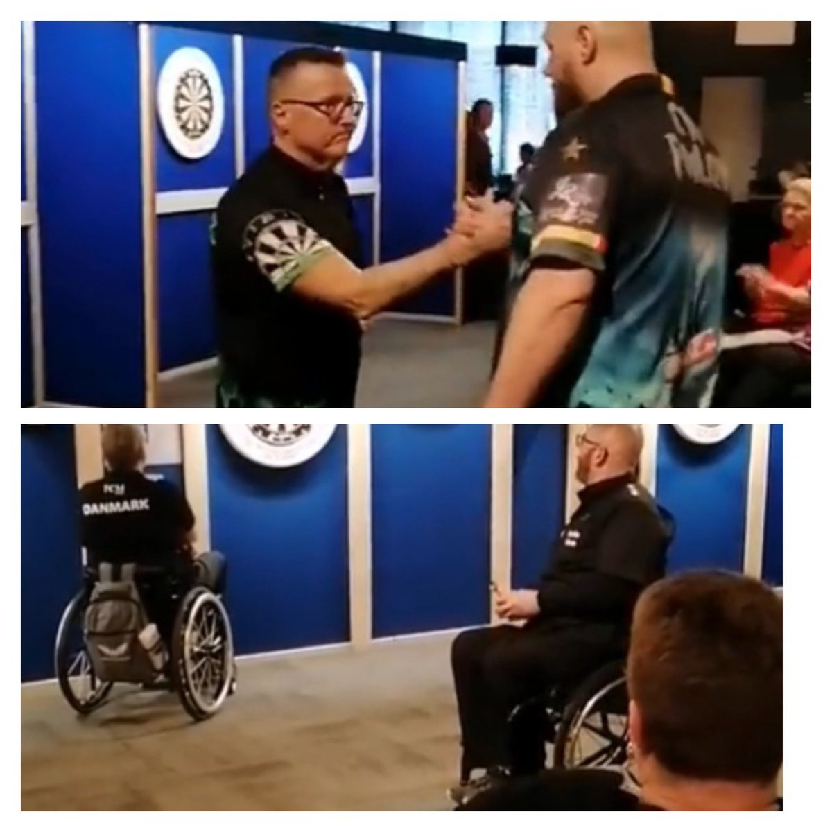 Heiko Bohnhorst standing champion 
Vinnie D'Hondt wheelchair champion 
Worldparadarts @the Dutch open 
Well done .
@BddaWdda 
<a href="/DartsWDF/">WDF Darts</a> 
<a href="/NDBdarts/">NederlandseDartsBond</a>