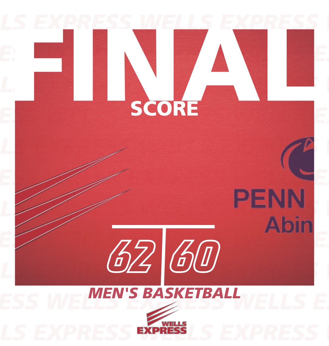 Men’s basketball takes down conference foe Penn State Abington at home! Terrance Clayton-Murphy had 20 points! #GoExpress