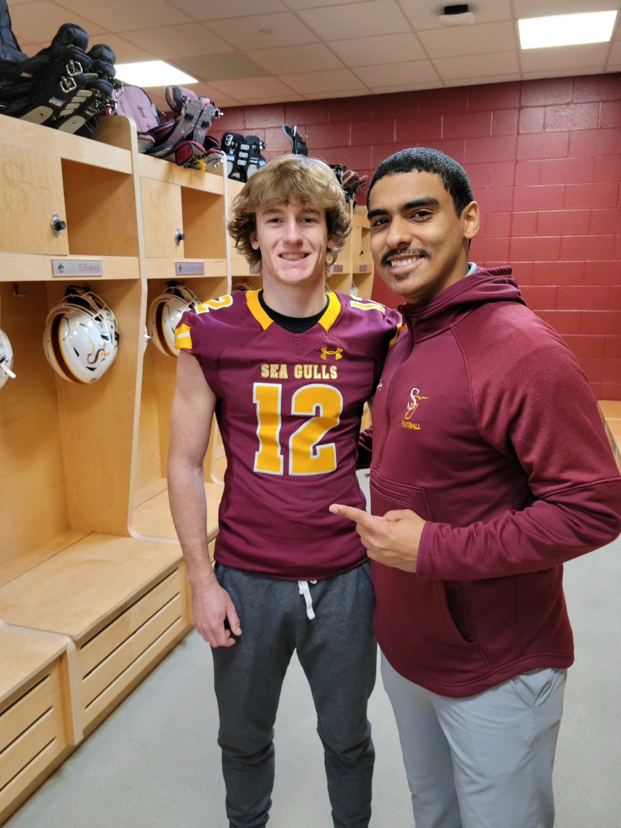 Max_wisensale's tweet photo. Thank you @Ryanfle and @SeaGullFootball for the great official visit today. I enjoyed my time on campus and meeting all the coaches. @slwood4 @MalcolmJGibson @Joey_Vaughan_ @toetoe_aro @Pat_Bernardo55 @CoachDisbennett https://t.co/JgVKlwqWSh