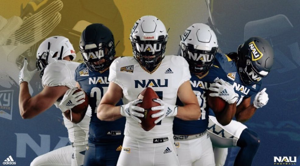 After great calls and conversations with <a href="/CoachViane/">Viane Talamaivao</a> and @CoachHaney_NAU I am glad to say I have received a Full ride scholarship from Northern Arizona University.@dbcoachmike <a href="/Coach_JayAustin/">coach_Jay Austin</a> <a href="/AVCAthletics/">AVCMarauderAthletics</a> <a href="/JuCoFootballACE/">JuCo Football Forer</a> <a href="/JUCOFFrenzy/">JUCO Football Frenzy</a> <a href="/DRRJuCoProspect/">DRRJuCo 2.0</a> <a href="/NAUAthletics/">NAU Athletics</a>