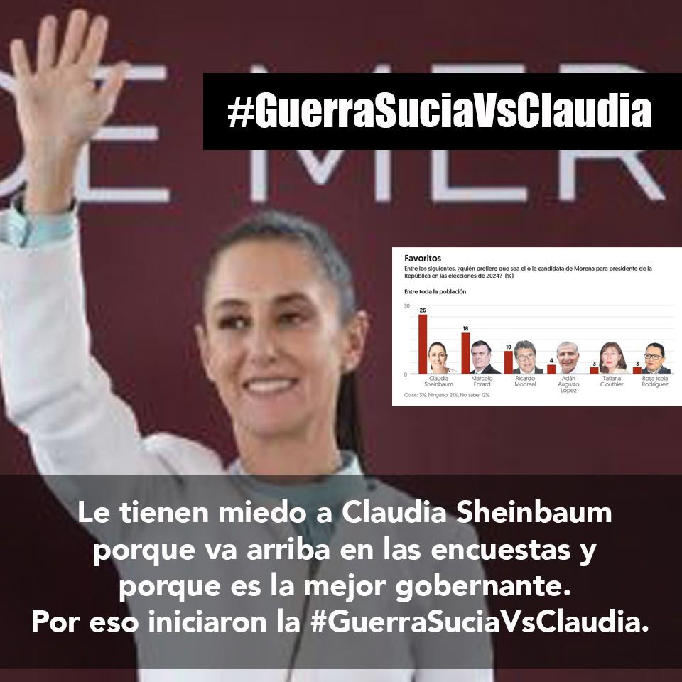 Partciucuh's tweet photo. La #GuerraSuciaVsClaudia ya empezó. La fiscalía demostró que están saboteando el Metro. La oposición es cruel y está dispuesta a jugar con la vida de la gente. https://t.co/tDS12QGEAq